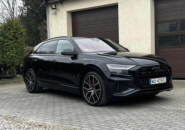 Audi SQ8 cena 370000 przebieg: 95300, rok produkcji 2019 z Baborów małe 172